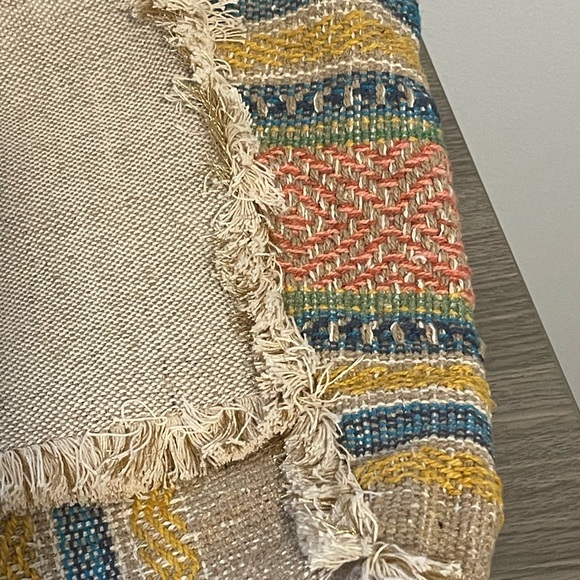 Antik Kraft Bohemian Evil Eye Beaded Embroidered Tote Bag
